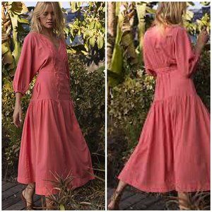 Free People On The Move Midi Dress